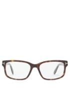 Matchesfashion.com Tom Ford Eyewear - Square Tortoiseshell-acetate Glasses - Mens - Tortoiseshell
