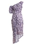 Preen By Thornton Bregazzi Nicole Floral-print Off-the-shoulder Dress