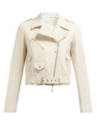 Matchesfashion.com The Row - Perlin Leather Jacket - Womens - Ivory