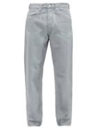 Matchesfashion.com Helmut Lang - Reflective Low-rise Wide-leg Jeans - Mens - Grey