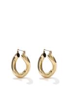 Ladies Jewellery Laura Lombardi - Anima 14kt Gold-plated Hoop Earrings - Womens - Gold
