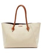 Matchesfashion.com Mtier London - Perriand Collapsible Linen Canvas Tote Bag - Womens - Beige Multi