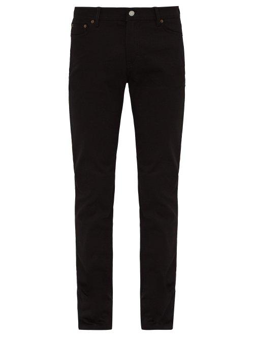 Matchesfashion.com Acne Studios - Mid Rise Slim Leg Jeans - Mens - Black