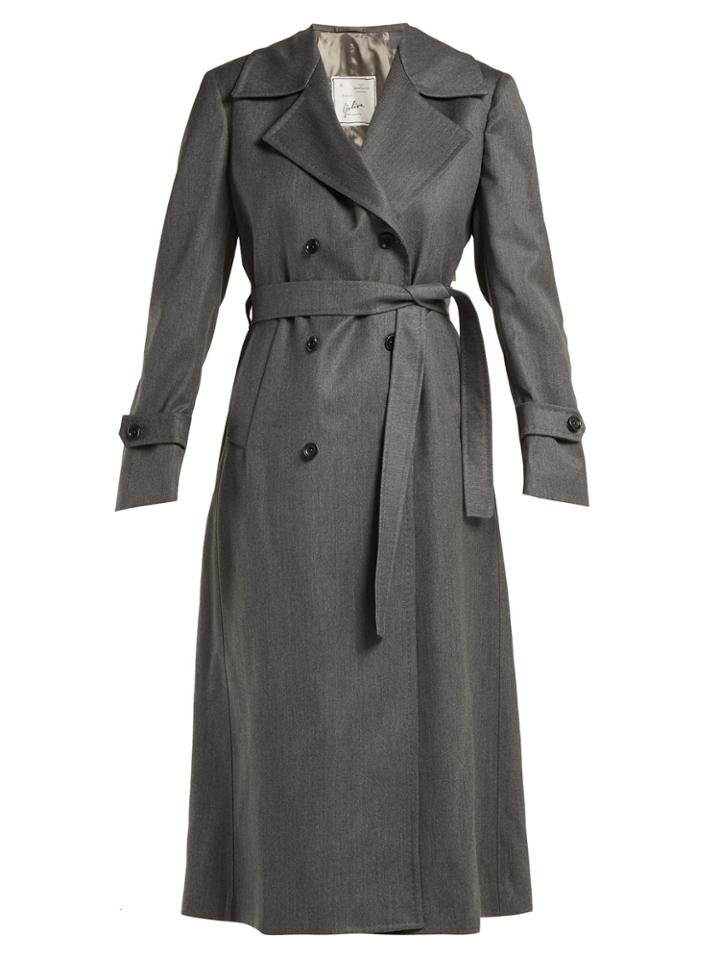 Giuliva Heritage Collection Christie Tie-waist Wool Longline Coat