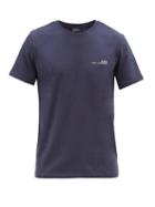 A.p.c. - Item Logo-print Cotton-jersey T-shirt - Mens - Dark Navy