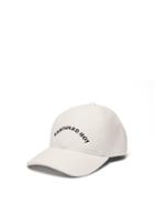 Matchesfashion.com A.p.c. - Logo Embroidered Six Panel Cotton Hat - Mens - White