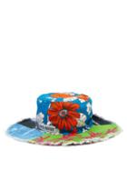 Matchesfashion.com Rave Review - Hola Upcycled Printed Cotton-terry Bucket Hat - Womens - Multi