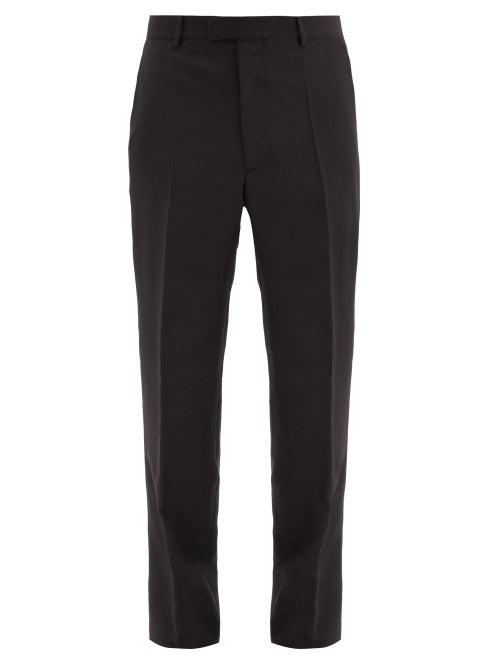 Matchesfashion.com Bottega Veneta - Mohair-blend Straight-leg Trousers - Mens - Brown
