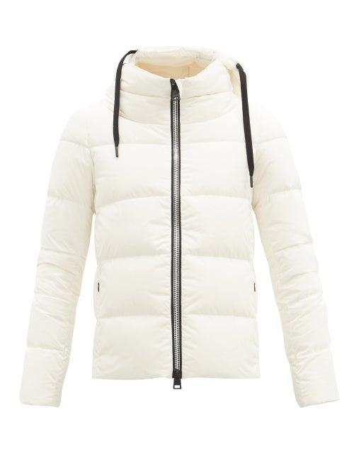 Matchesfashion.com Herno - Funnel-neck Down Jacket - Womens - White