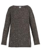 Matchesfashion.com Deveaux - Oversized V Neck Cashmere Sweater - Mens - Grey