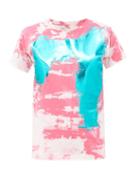 Matchesfashion.com Germanier - Metallic Tie Dye-print Cotton-jersey T-shirt - Womens - Pink Multi