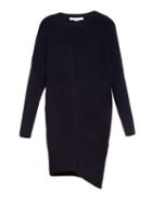 Stella Mccartney Asymmetric-hem Wool-knit Sweater Dress