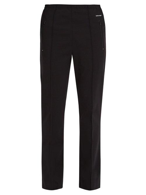 Matchesfashion.com Balenciaga - Slim Leg Track Pants - Mens - Black