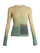 Acne Studios Rasha Ribbed-knit Dgrad Sweater