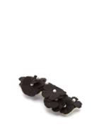 Matchesfashion.com Benot Missolin - Monica Polka Dot Twill Headband - Womens - Black White