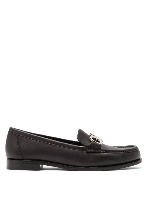 Matchesfashion.com Salvatore Ferragamo - Gancio Bit Leather Loafers - Womens - Black