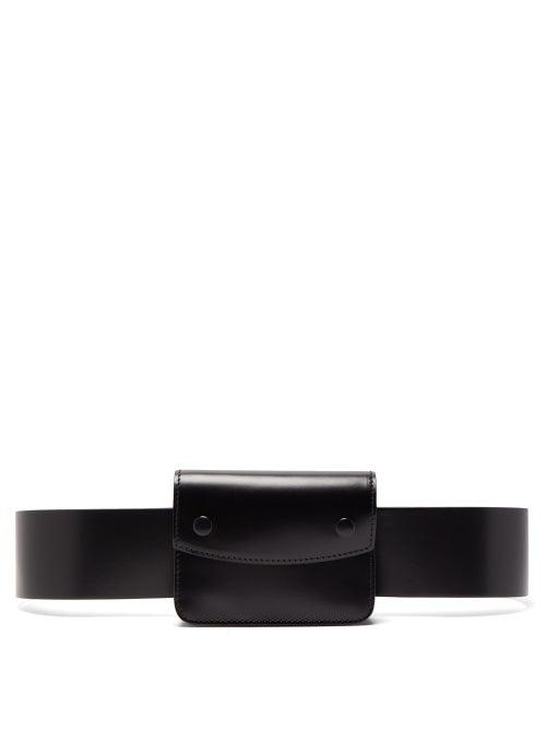 Matchesfashion.com Maison Margiela - Leather Belt Bag - Mens - Black
