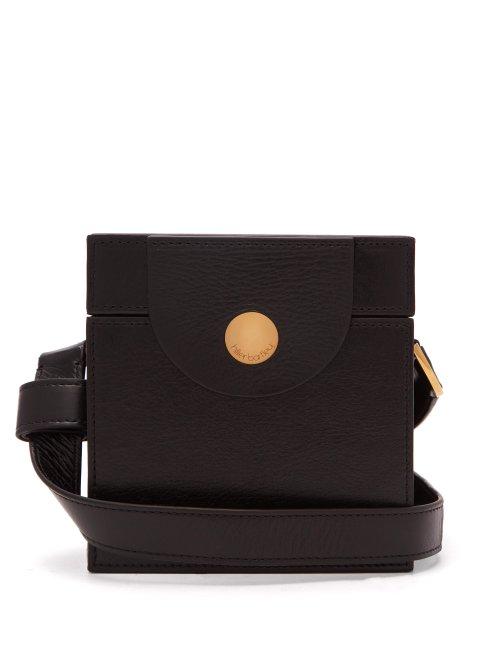 Matchesfashion.com Hillier Bartley - Cube Leather Bag - Womens - Black