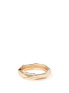 Gucci - Link To Love Studded 18kt Gold Ring - Womens - Yellow Gold