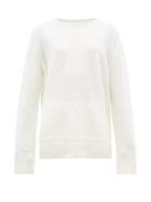 Matchesfashion.com The Row - Sibel Wool Blend Sweater - Womens - Ivory