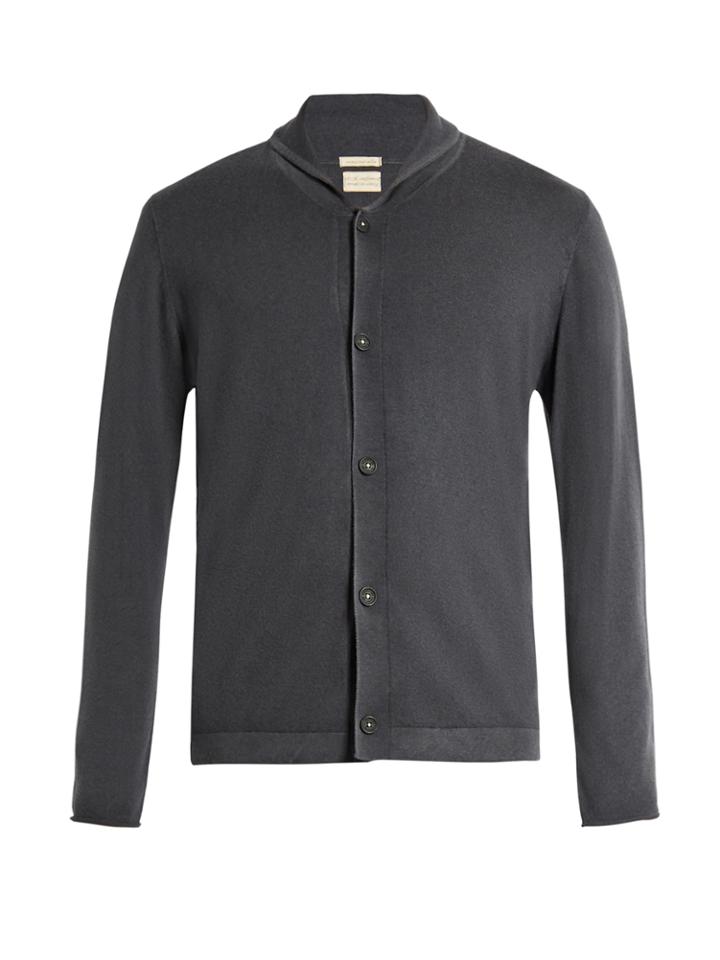 Massimo Alba Scoop Shawl-collar Cashmere Cardigan
