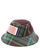Matchesfashion.com Charles Jeffrey Loverboy - Logo-print Checked Bucket Hat - Mens - Multi
