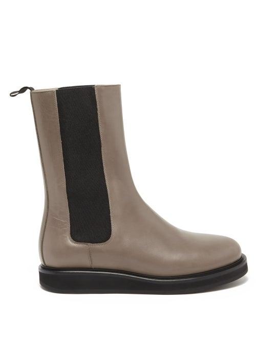 Legres - 18 Leather Chelsea Boots - Womens - Dark Beige