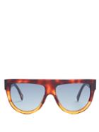 Céline Eyewear Shadow Aviator D-frame Acetate Sunglasses