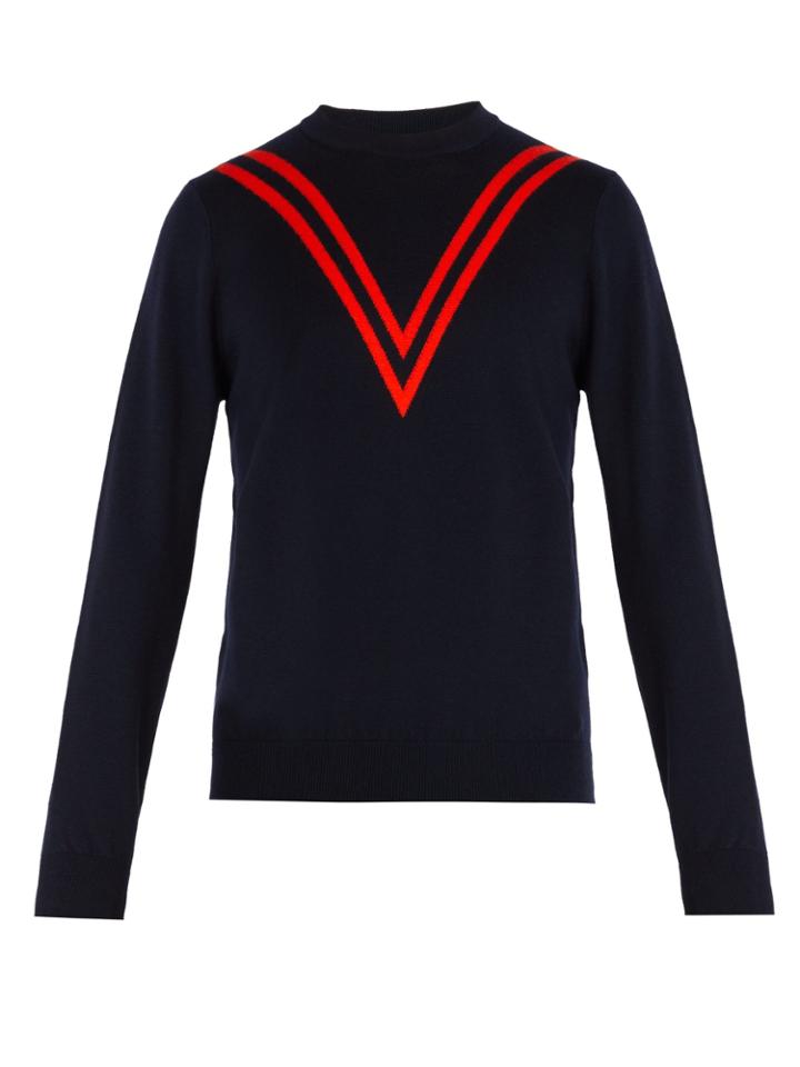Stella Mccartney Striped Wool Sweater