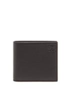Loewe - Anagram-embossed Grained-leather Bi-fold Wallet - Mens - Black