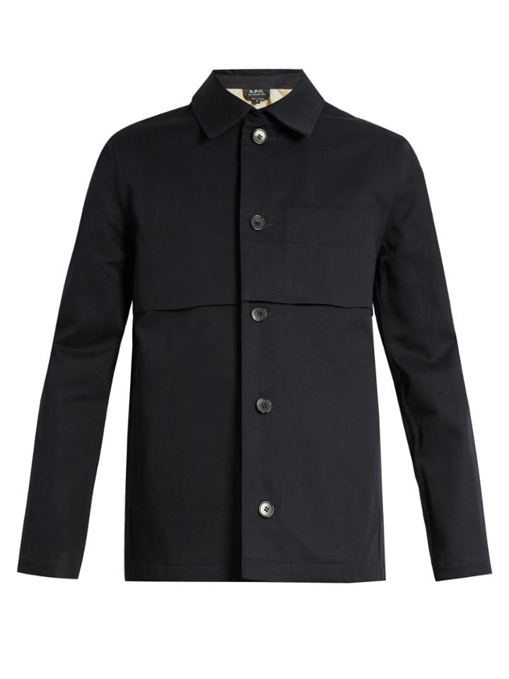 A.p.c. Cotton-gabardine Field Jacket
