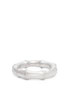 Matchesfashion.com Bottega Veneta - Bamboo Sterling Silver Bangle - Womens - Silver