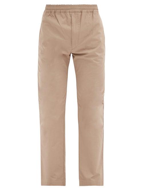 Matchesfashion.com The Row - Josh Cotton-poplin Track Pants - Mens - Light Brown