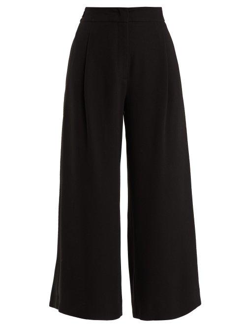 Matchesfashion.com Weekend Max Mara - Zaira Trousers - Womens - Black
