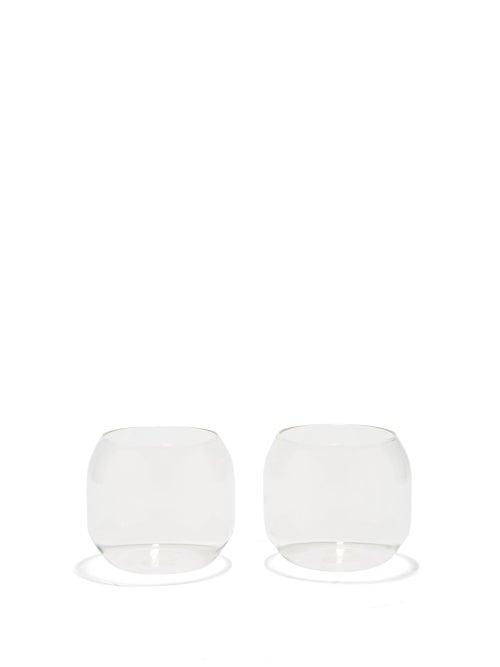 R+d.lab - Set Of Two Valasca Glasses - Mens - Clear