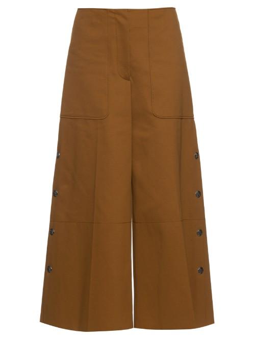 Sonia Rykiel 1970s Long Cotton-blend Jersey Culottes