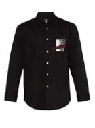 Matchesfashion.com Raf Simons - Carry Over Denim Shirt - Mens - Black