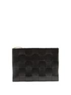Bottega Veneta - Cassette Intrecciato-leather Pouch - Womens - Black