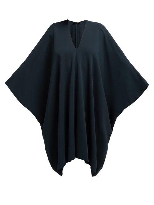 Matchesfashion.com The Row - Iona Draped Cady Dress - Womens - Dark Green