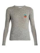 Bella Freud Lion Cashmere-blend Sweater