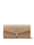 Matchesfashion.com Valextra - Iside Grained-leather Clutch - Womens - Grey