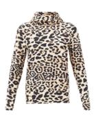 Matchesfashion.com Paco Rabanne - Leopard-print Hooded Jersey Sweatshirt - Womens - Leopard