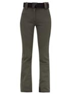 Matchesfashion.com Goldbergh - Pippa Belted Soft Shell Ski Trousers - Womens - Khaki