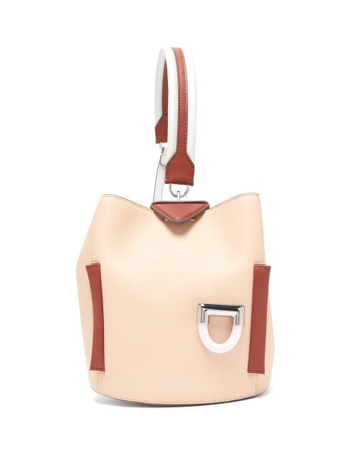 Matchesfashion.com Danse Lente - Josh Leather Bucket Bag - Womens - Pink Multi