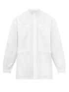 Matchesfashion.com E. Tautz - Lineman Chest Patch Cotton Shirt - Mens - White