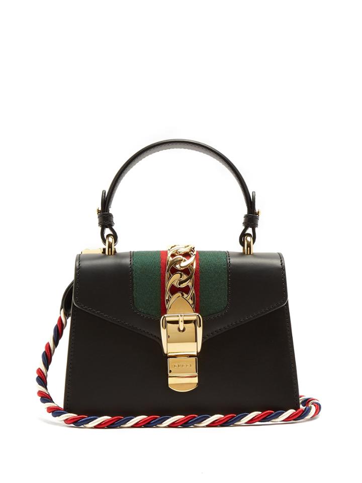 Gucci Sylvie Mini Leather Cross-body Bag