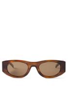 Thierry Lasry - Mastermindy D-frame Acetate Sunglasses - Mens - Brown