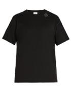Matchesfashion.com Saint Laurent - Playing Cards Print Cotton T Shirt - Mens - Black