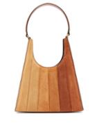 Matchesfashion.com Staud - Rey Gradient Quilted-suede Handbag - Womens - Tan Multi