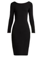 Matchesfashion.com The Row - Darta Scoop Back Midi Dress - Womens - Black
